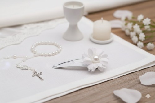 Lekka forma kwiatu nadaje ozdobie subtelny charakter.