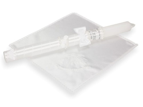 Szatka + Świeca z imieniem dziecka