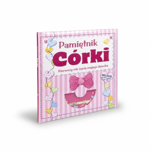 Pamiętnik córki do zapisywania wspomnień z pierwszego roku życia.