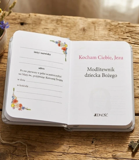 Książeczka zawierająca modlitwy, pieśni i mały katechizm.