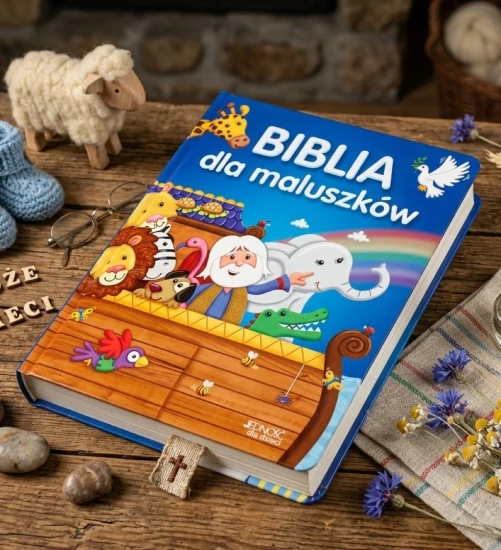 Opowieści biblijne dostosowane do najmłodszych dzieci.