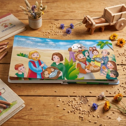 Opowiadania biblijne w prostym języku dla najmłodszych.