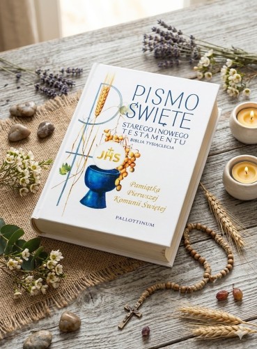 Pełne wydanie Pisma Świętego Starego i Nowego Testamentu.