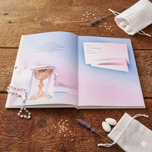 Elegancki album pierwszokomunijny w twardej oprawie