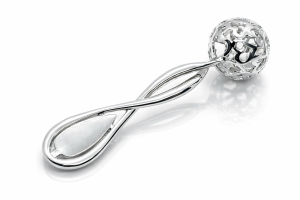 Srebrna grzechotka pamiątka – srebro próby 925, 6,5 g