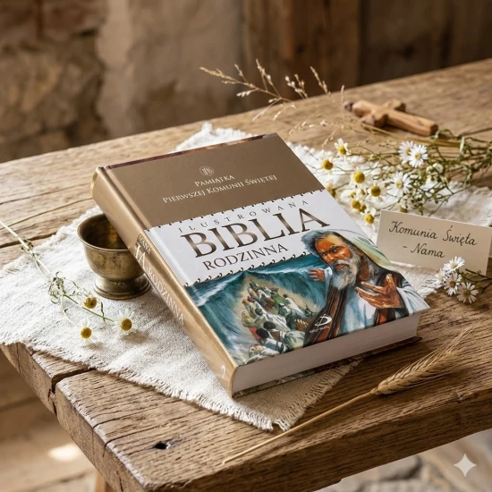 Biblia z ponad 100 historiami biblijnymi.
