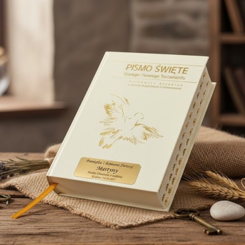 Pismo Święte. ST i NT (standard format, twarda oprawa, paginatory) z Twoim grawerem!