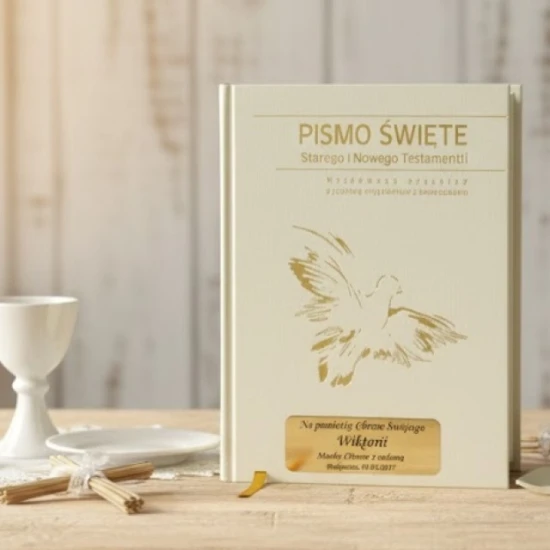 Pismo Święte ST i NT (standard format, twarda oprawa) z Twoim grawerem!