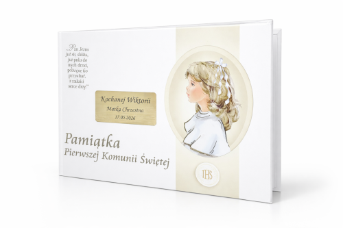 Pamiątka Pierwszej Komunii Świętej – album z personalizacją