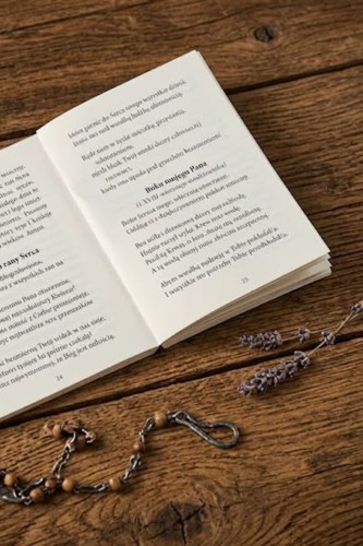 Książeczka z modlitwami i litaniami.