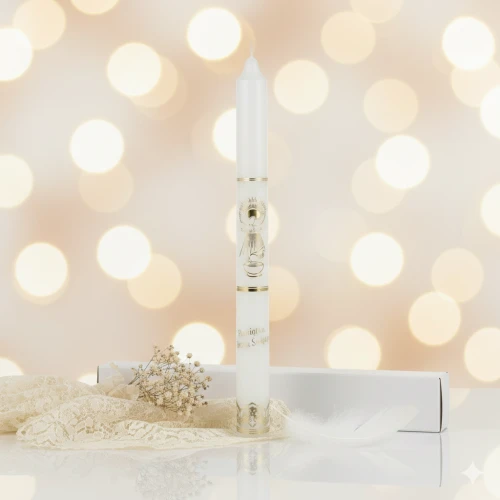 Swieca-na-Chrzest-Swiety-z-motywem-chrztu,-gromnica-z-okapnikiem-jako-pamiatka-sakramentu