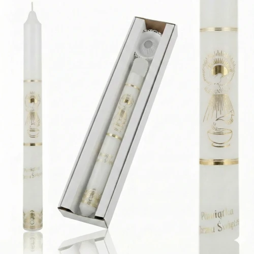 Swieca-na-Chrzest-Swiety-z-motywem-chrztu,-gromnica-z-okapnikiem-jako-pamiatka-sakramentu