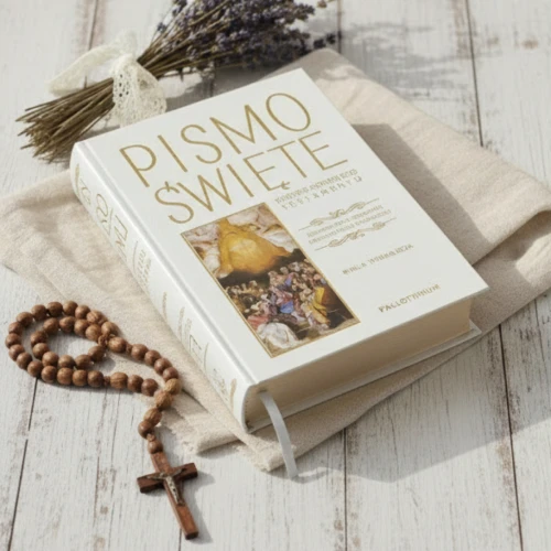 Biała okladka - Biblia Tysiąclecia - Pismo Święte Starego i Nowego Testamentu