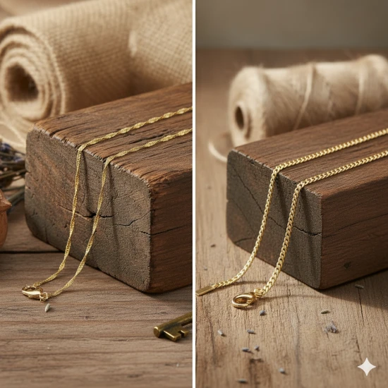 Srebrny złocony krzyż gotycki z łańcuszkiem pr. 925 – dedykacja i grawer  – splot łańcuszka do wyboru SINGAPUR lub PANCERKA