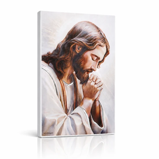Jezus Frasobliwy – obraz sakralny ICONIC™ z efektem 3D [różne rozmiary]