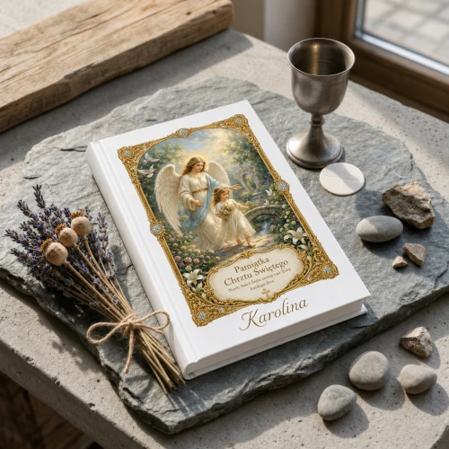 Biblia dla dzieci Anioł Stróż – Moja Pierwsza Biblia z personalizacją na Chrzest