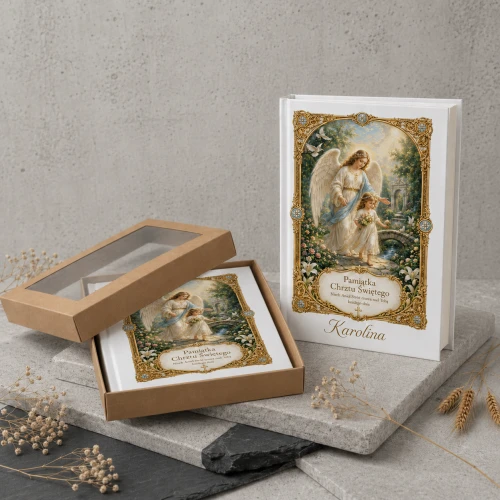 Biblia dla dzieci Anioł Stróż – Moja Pierwsza Biblia z personalizacją na Chrzest