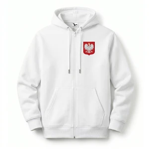 Bluza Orzeł Biały – biała hoodie symbol narodowy