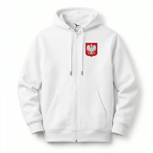 Bluza Orzeł Biały – biała hoodie symbol narodowy