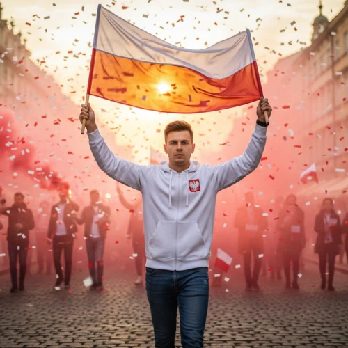 Bluza Orzeł Biały – biała hoodie symbol narodowy