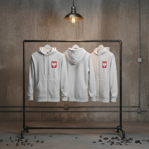 Bluza Orzeł Biały – biała hoodie symbol narodowy