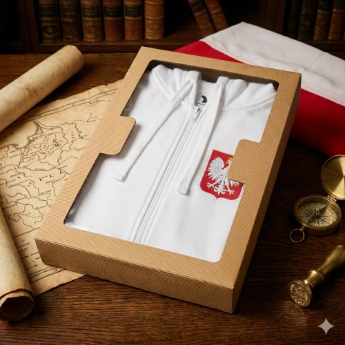 Bluza Orzeł Biały – biała hoodie symbol narodowy
