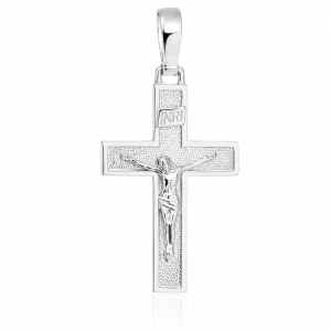 Srebrny krzyż - próba 925, zawieszka 4 g, krzyżyk duży 46 x 24 mm