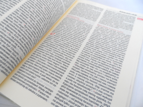 Biblia Pamiątka Chrztu Świętego