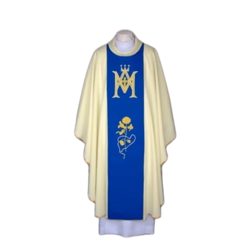 Ornat maryjny haftowany komputerowo