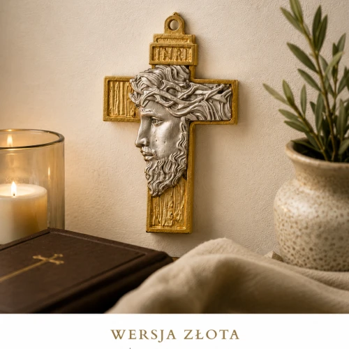 Symbol wiary wykonany z dbałością o najdrobniejsze detale.