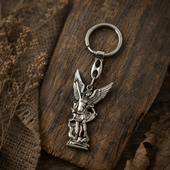 Brelok św. Michał Archanioł – symbol ochrony i odwagi