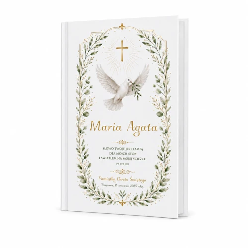 Moja Pierwsza Biblia COLUMBA™ – Pamiątka Chrztu Świętego z personalizacją