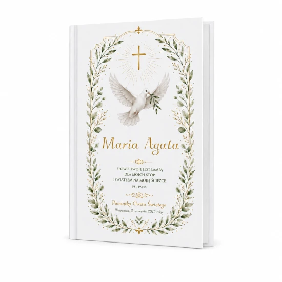 Moja Pierwsza Biblia COLUMBA™ – Pamiątka Chrztu Świętego z personalizacją