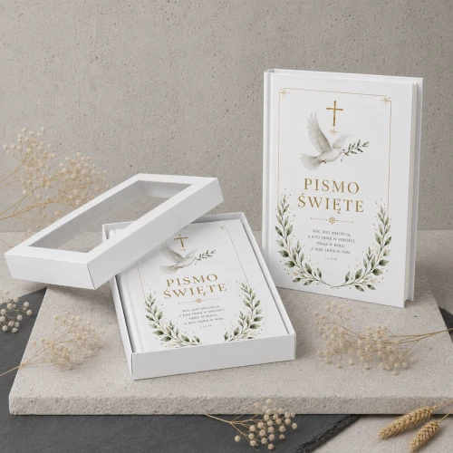 Moja Pierwsza Biblia COLUMBA™ – Pamiątka Chrztu Świętego z personalizacją