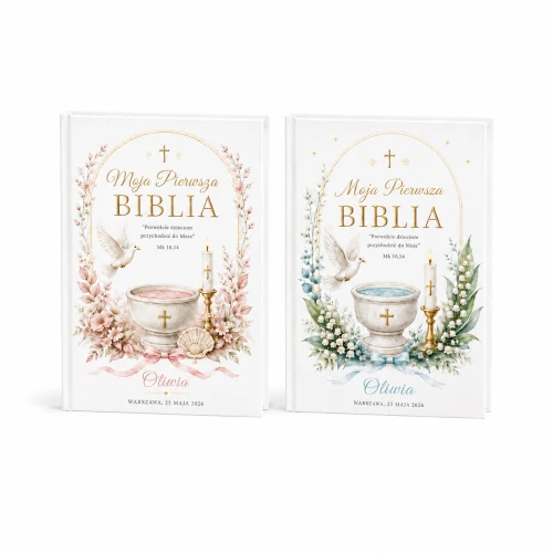Moja Pierwsza Biblia BAPTISMA™ – pamiątka Chrztu Świętego