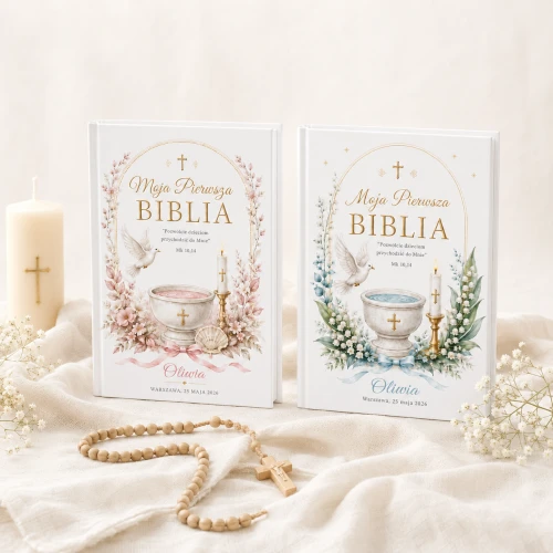 Moja Pierwsza Biblia BAPTISMA™ – pamiątka Chrztu Świętego