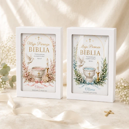 Moja Pierwsza Biblia BAPTISMA™ – pamiątka Chrztu Świętego