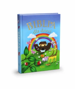 Biblia dla dzieci – złocone napisy