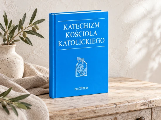 Niebieska, twarda oprawa zabezpiecza książkę podczas regularnego użytkowania.