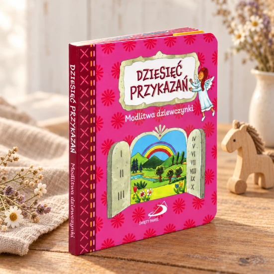 Kolorowe ilustracje pomagają dzieciom lepiej zrozumieć znaczenie Dekalogu.