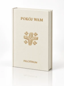 Modlitewnik „Pokój Wam” – biały, duża czcionka