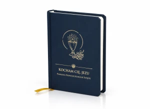 Modlitewnik komunijny "Kocham Cię Jezu"- granatowy