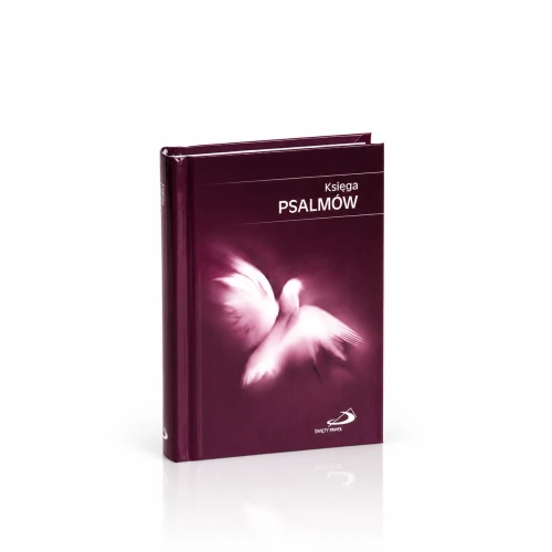 Księga Psalmów w poręcznym formacie i twardej, fioletowej oprawie.