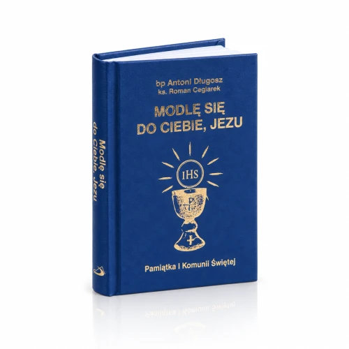 Modlę się do Ciebie Jezu - granatowa okładka