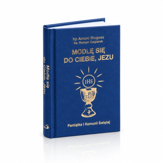 Modlę się do Ciebie Jezu - granatowa okładka
