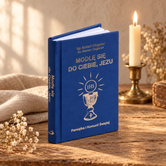 Modlę się do Ciebie Jezu - granatowa okładka