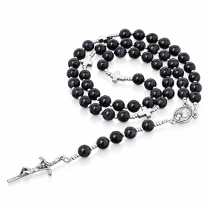 Różaniec z koralikami Noc Kairu – 8 mm
