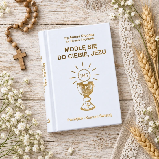 Modlę się do Ciebie, Jezu – biała okładka