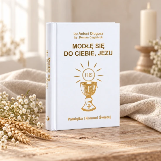 Modlę się do Ciebie, Jezu – biała okładka