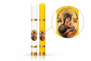 Świeca Gromnica Matka Boża Nieustającej Pomocy – 30 cm